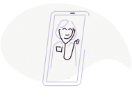 cellphone with doctor icon